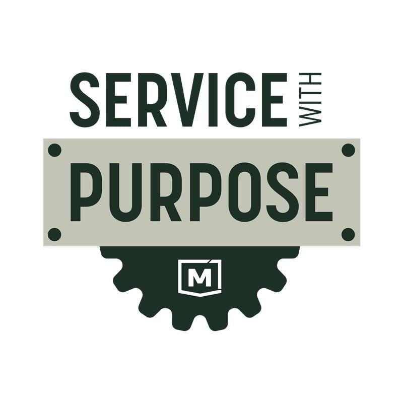 service with a purpose graphic image