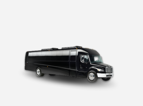 Black Limo Bus