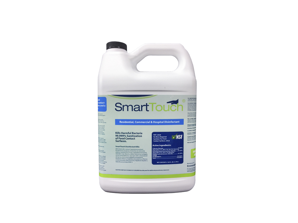 A gallon of smarttouch cleaner