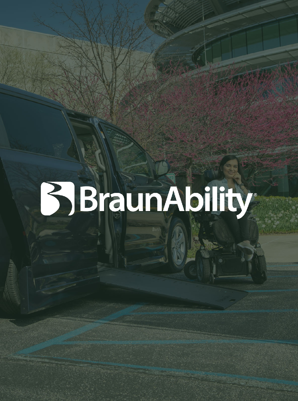 BraunAbility lift with logo