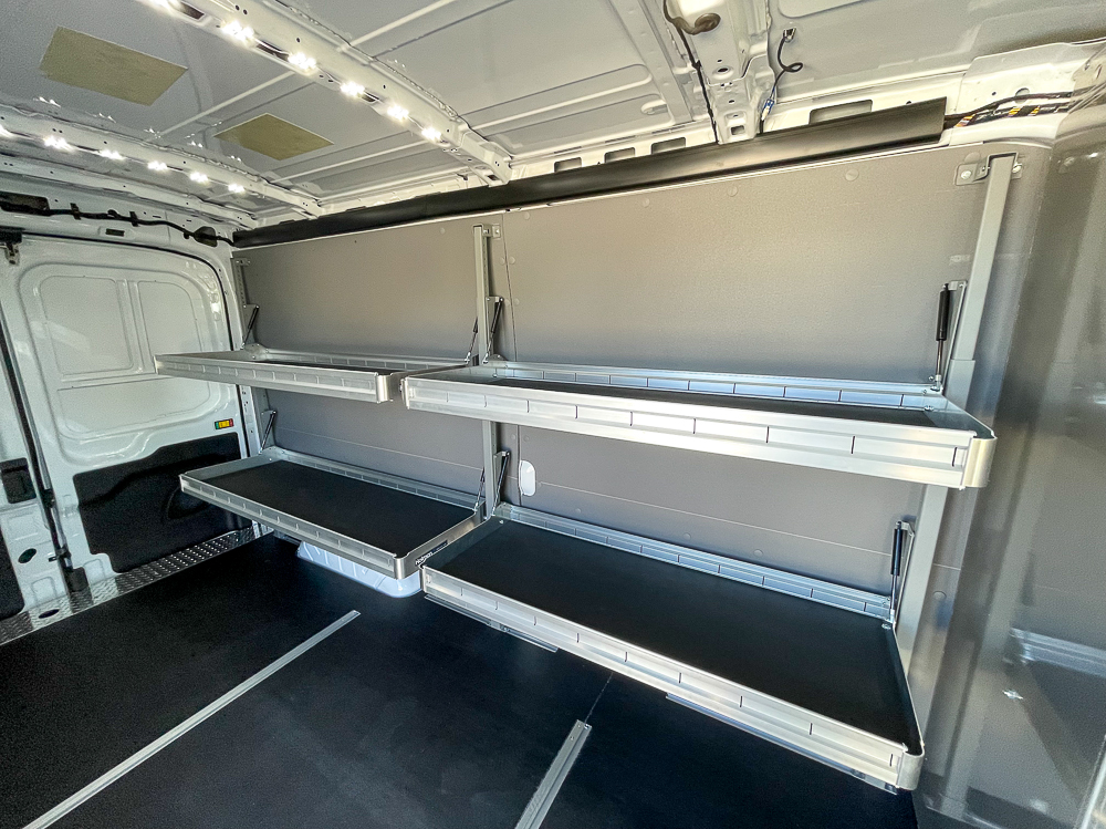 E-Transit Cargo - sliding door interior