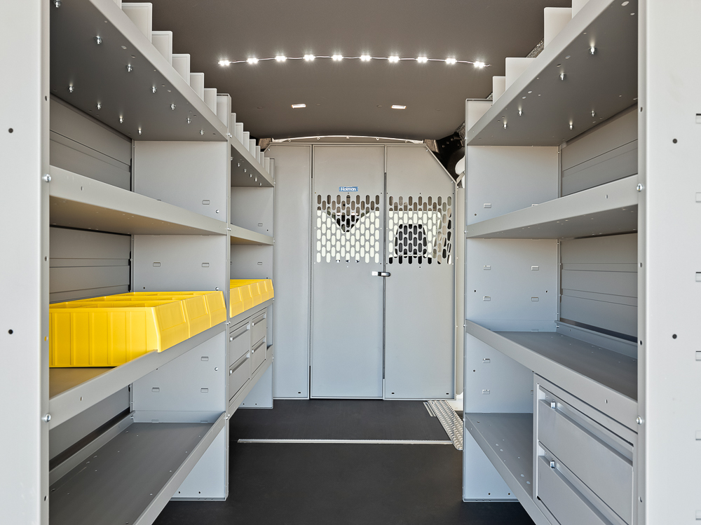 E-Transit Cargo - Plumbing package interior