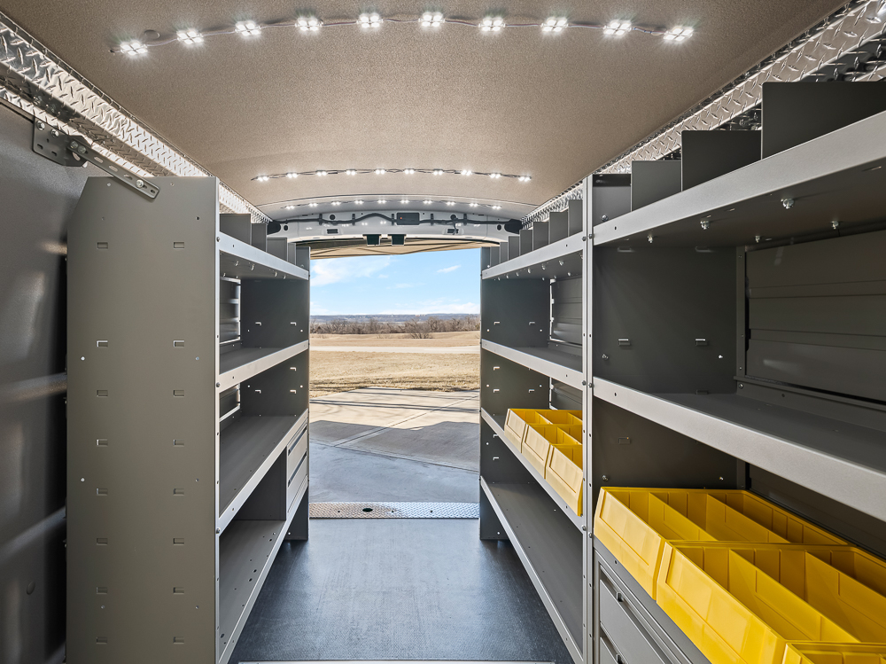E-Transit Cargo - Plumbing package interior