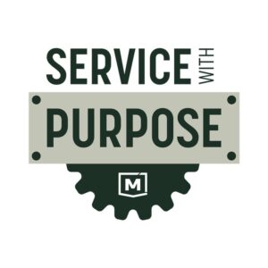Model 1 Service with a purpose logo.
