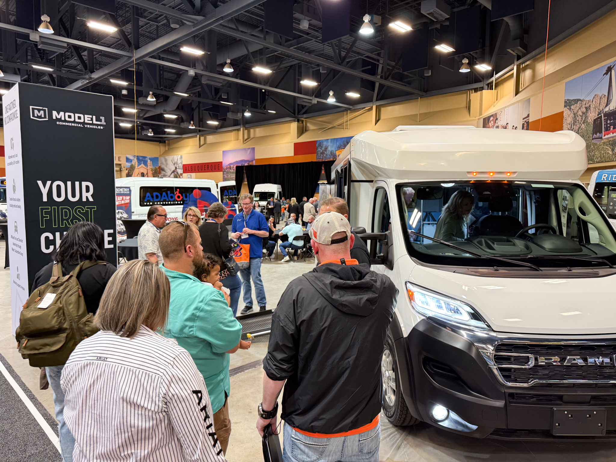 Transit van and cutaway vehicles showcased for microtransit solutions at SWTA